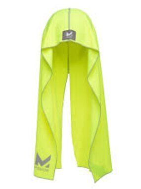 Mission Cooling Hoodie Towel in Safety Yellow New in Box